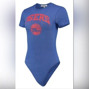 76ers body suit. Never worn, new without tags
